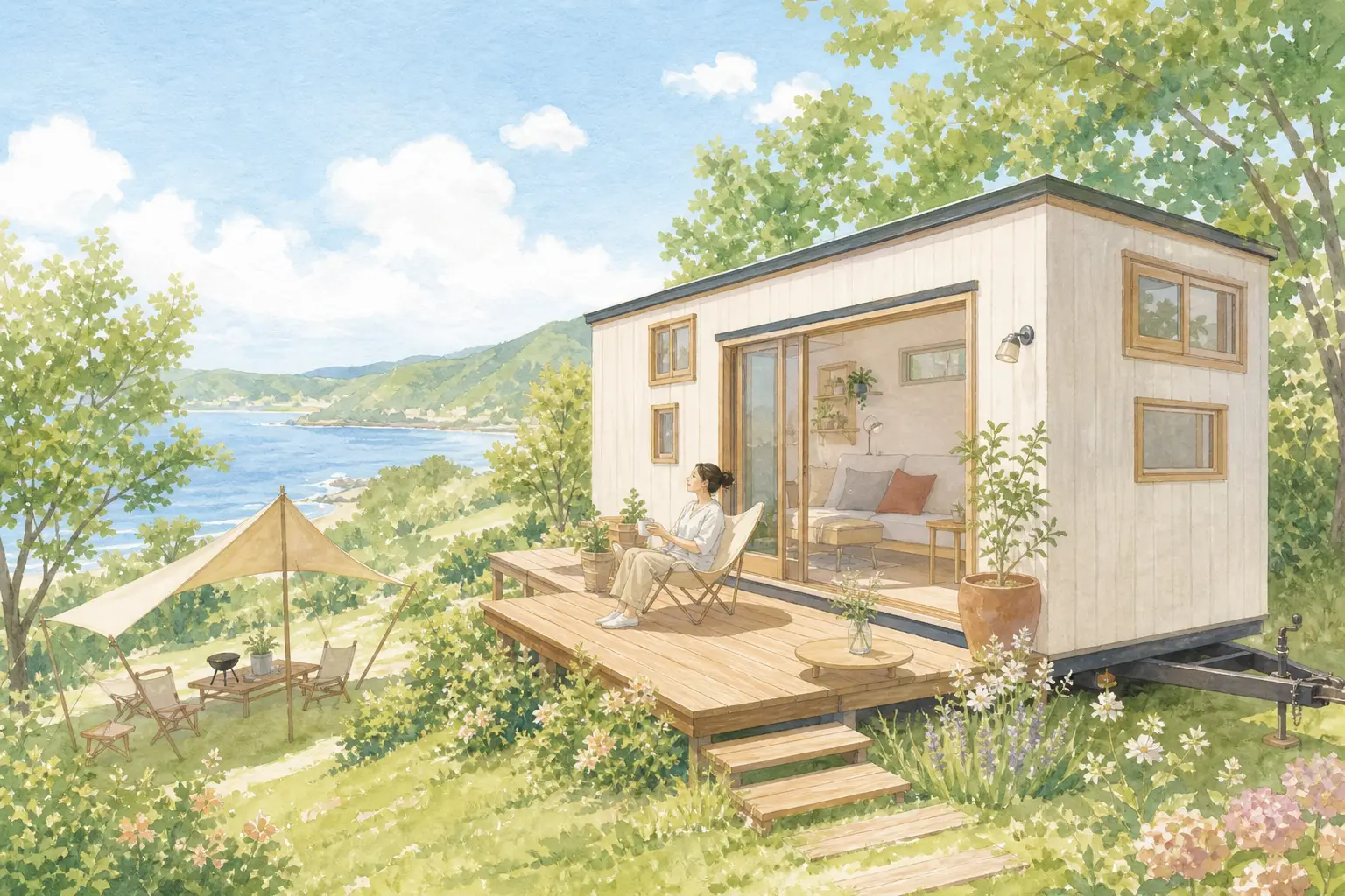 トレーラーハウスに住むメリット