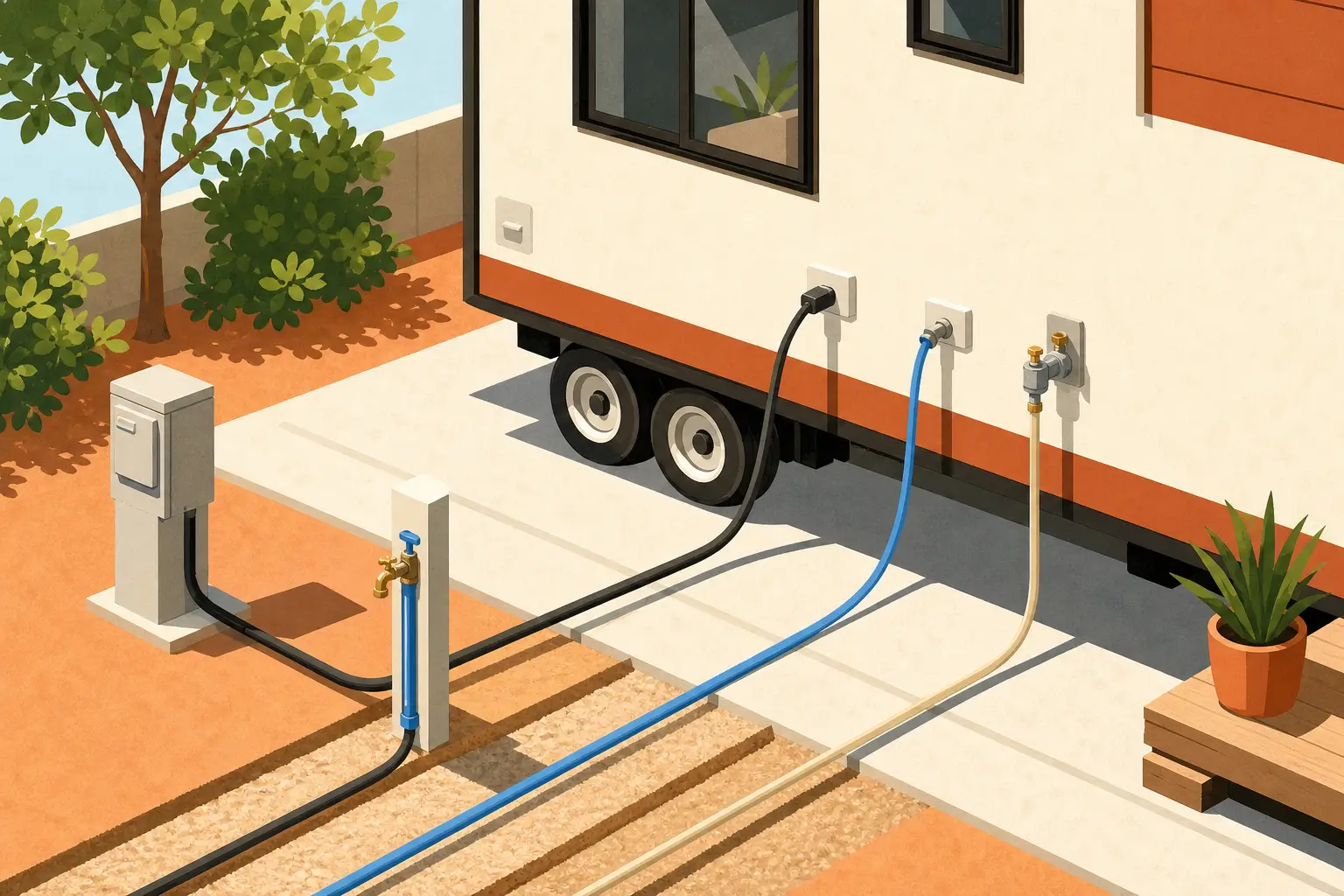 電気・給排水・ガスなどライフライン接続費用